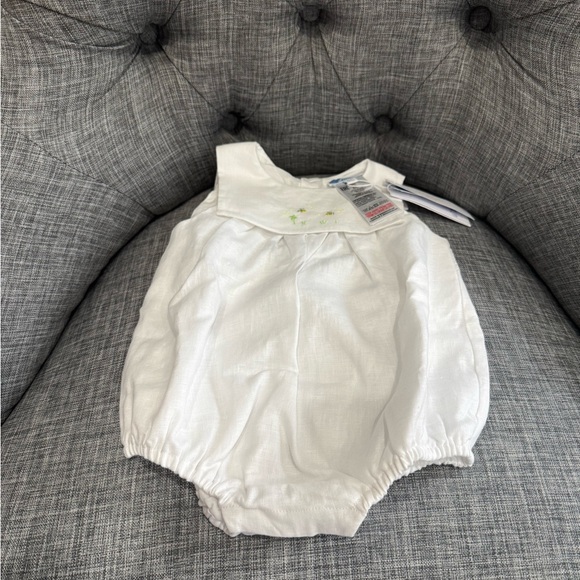 Classic White Baby Romper - Jacadi